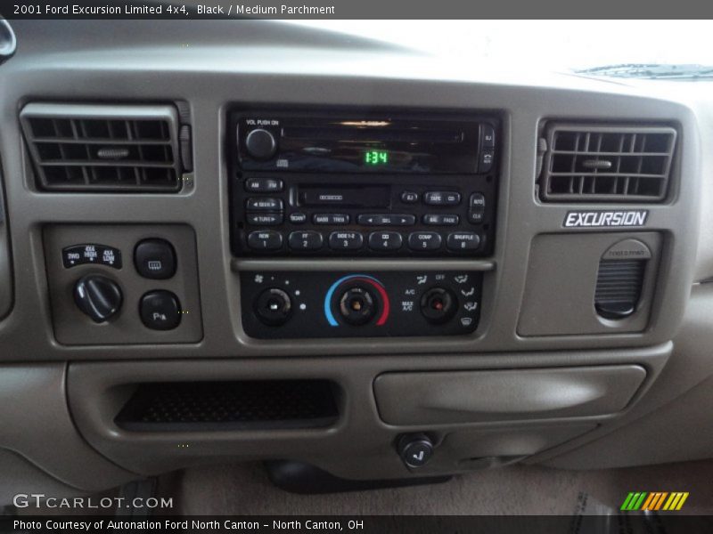 Black / Medium Parchment 2001 Ford Excursion Limited 4x4