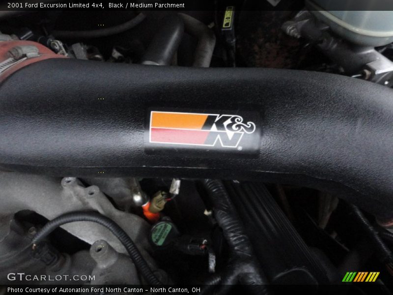 Black / Medium Parchment 2001 Ford Excursion Limited 4x4