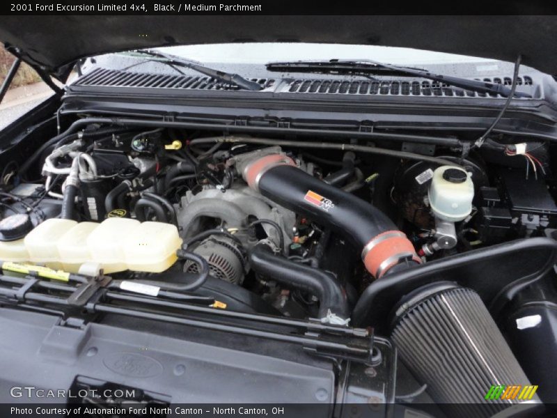 Black / Medium Parchment 2001 Ford Excursion Limited 4x4