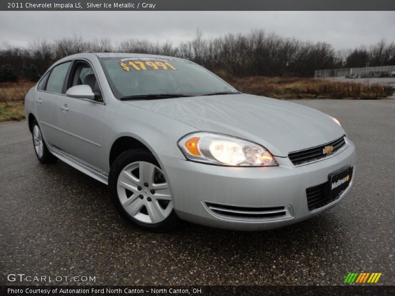 Silver Ice Metallic / Gray 2011 Chevrolet Impala LS