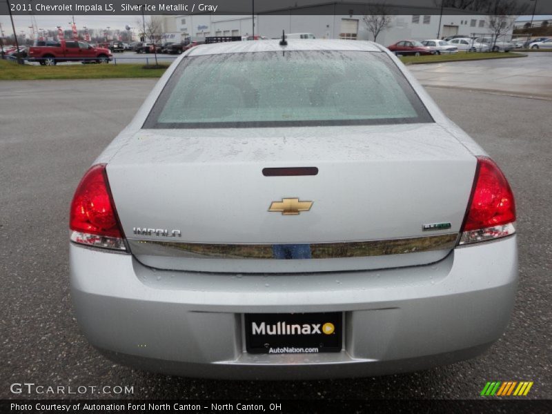 Silver Ice Metallic / Gray 2011 Chevrolet Impala LS