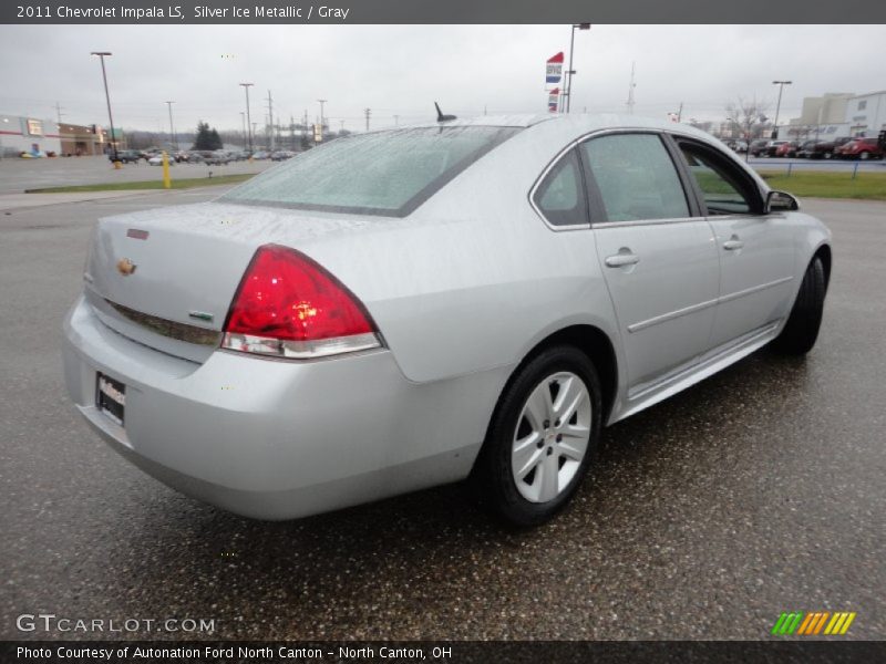 Silver Ice Metallic / Gray 2011 Chevrolet Impala LS