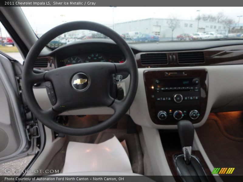 Silver Ice Metallic / Gray 2011 Chevrolet Impala LS