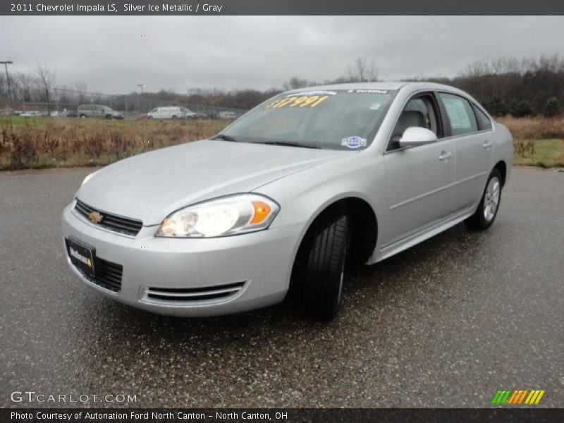 Silver Ice Metallic / Gray 2011 Chevrolet Impala LS