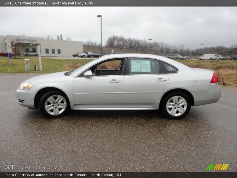 Silver Ice Metallic / Gray 2011 Chevrolet Impala LS