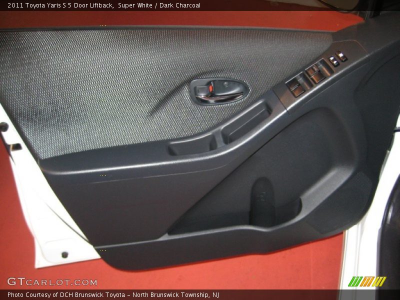 Super White / Dark Charcoal 2011 Toyota Yaris S 5 Door Liftback