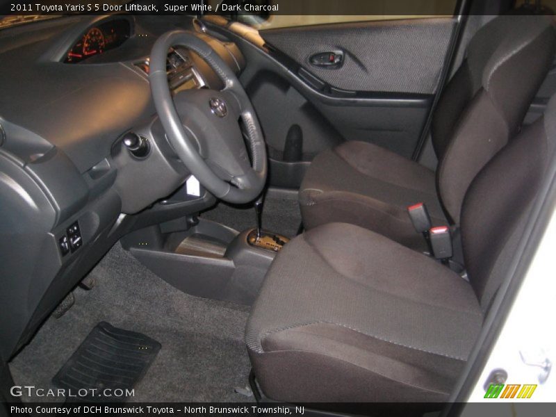 Super White / Dark Charcoal 2011 Toyota Yaris S 5 Door Liftback