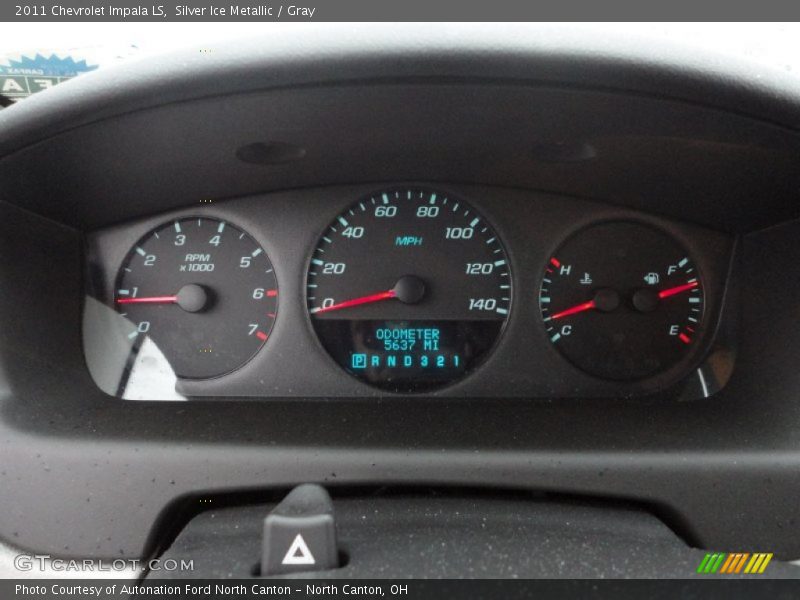 Silver Ice Metallic / Gray 2011 Chevrolet Impala LS