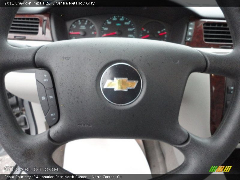 Silver Ice Metallic / Gray 2011 Chevrolet Impala LS