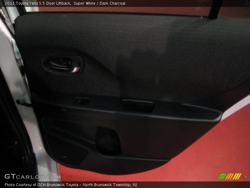 Super White / Dark Charcoal 2011 Toyota Yaris S 5 Door Liftback