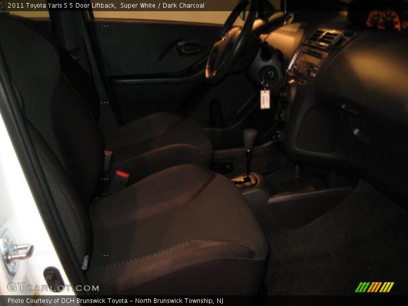 Super White / Dark Charcoal 2011 Toyota Yaris S 5 Door Liftback