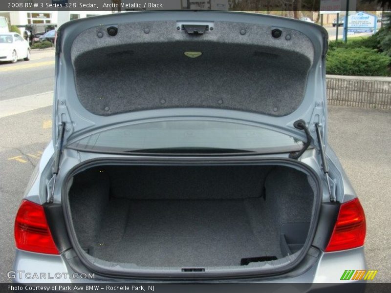 Arctic Metallic / Black 2008 BMW 3 Series 328i Sedan