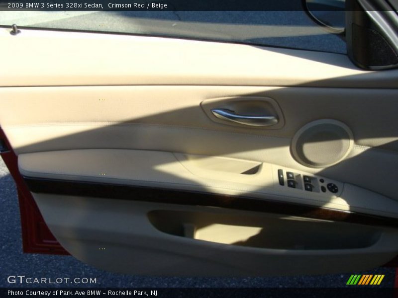 Crimson Red / Beige 2009 BMW 3 Series 328xi Sedan