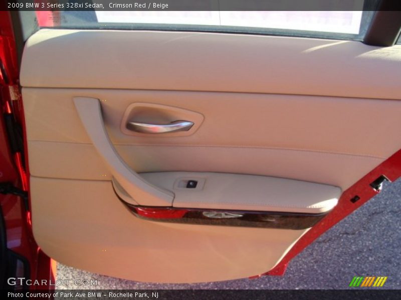 Crimson Red / Beige 2009 BMW 3 Series 328xi Sedan