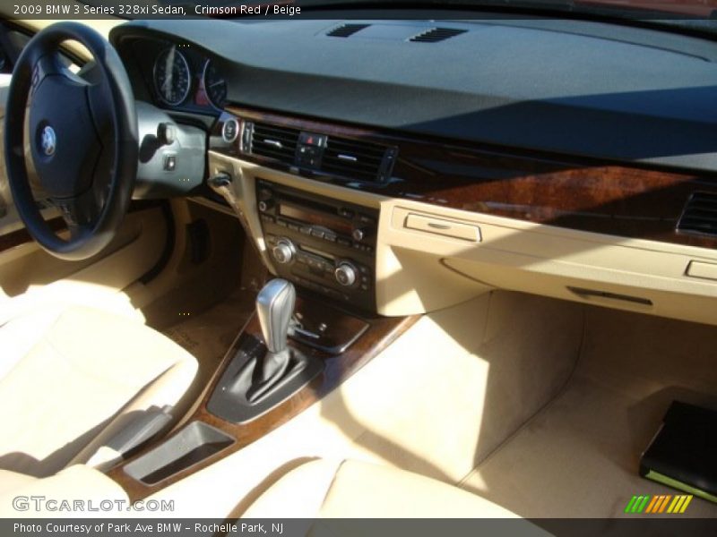 Crimson Red / Beige 2009 BMW 3 Series 328xi Sedan