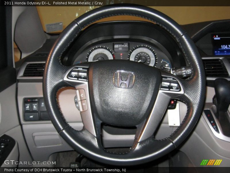 Polished Metal Metallic / Gray 2011 Honda Odyssey EX-L