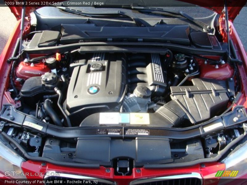 Crimson Red / Beige 2009 BMW 3 Series 328xi Sedan