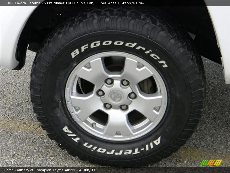 Super White / Graphite Gray 2007 Toyota Tacoma V6 PreRunner TRD Double Cab