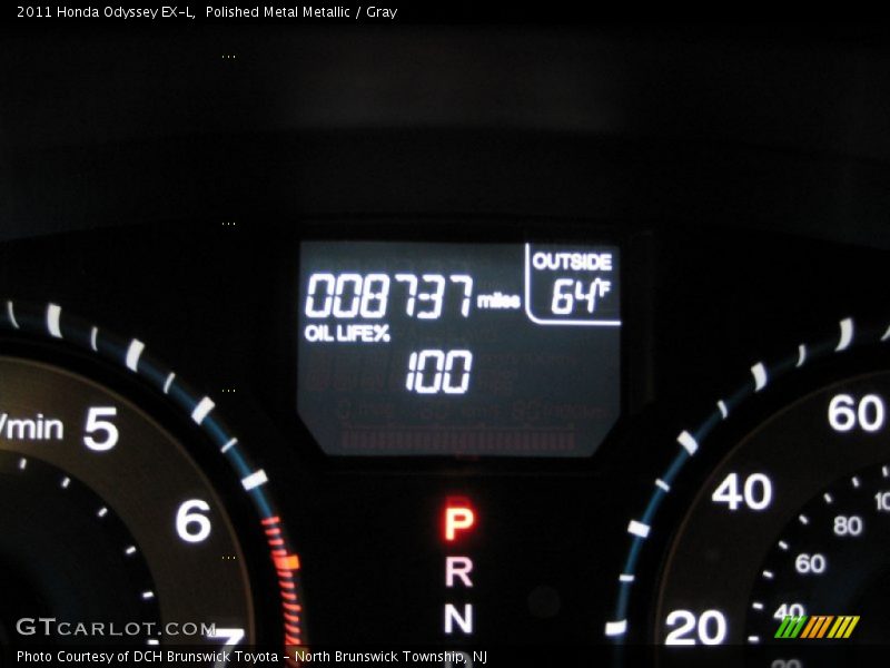 Polished Metal Metallic / Gray 2011 Honda Odyssey EX-L