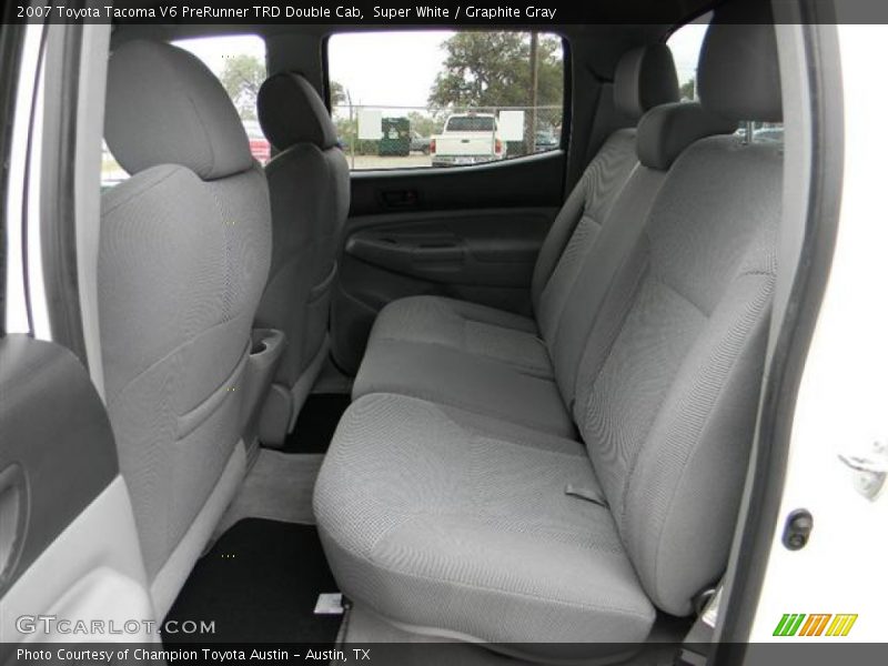 Super White / Graphite Gray 2007 Toyota Tacoma V6 PreRunner TRD Double Cab