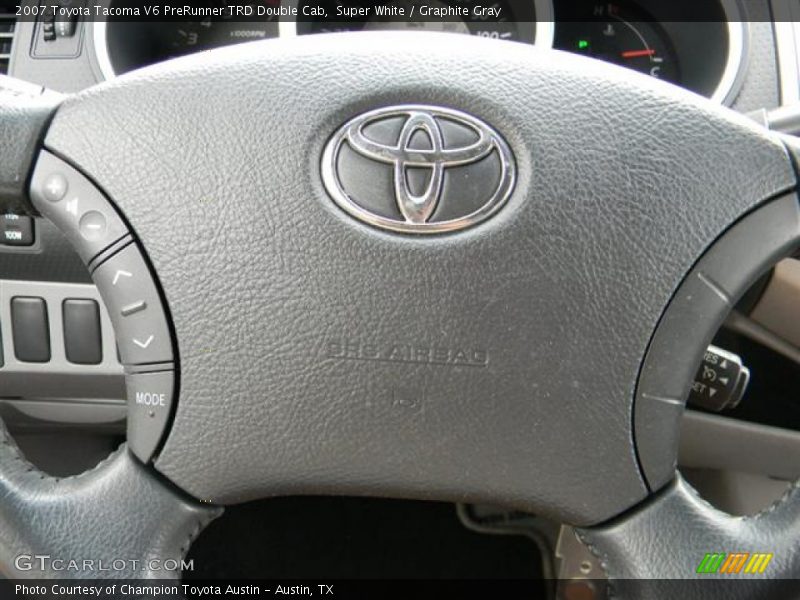 Super White / Graphite Gray 2007 Toyota Tacoma V6 PreRunner TRD Double Cab
