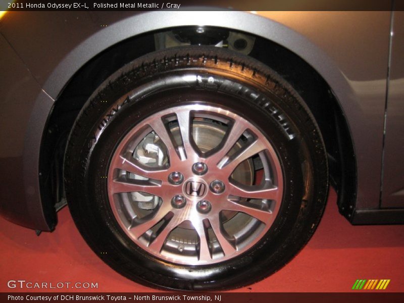 Polished Metal Metallic / Gray 2011 Honda Odyssey EX-L