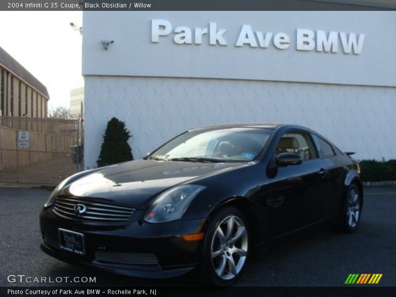 Black Obsidian / Willow 2004 Infiniti G 35 Coupe