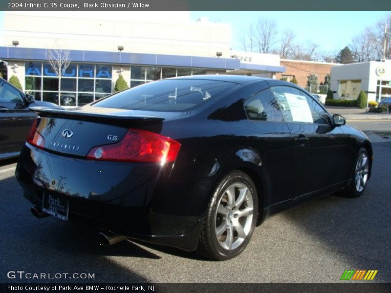 Black Obsidian / Willow 2004 Infiniti G 35 Coupe