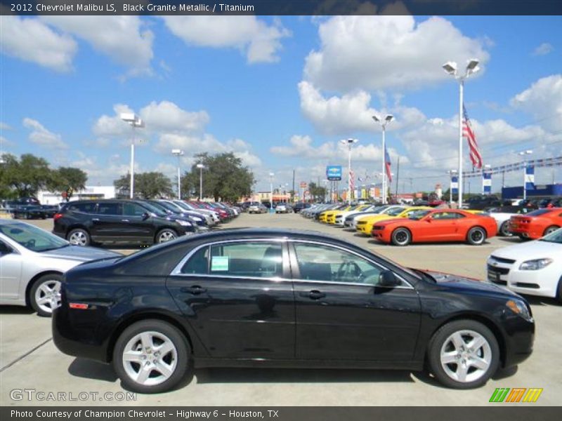 Black Granite Metallic / Titanium 2012 Chevrolet Malibu LS