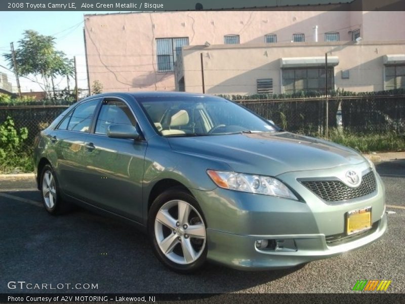 Aloe Green Metallic / Bisque 2008 Toyota Camry LE