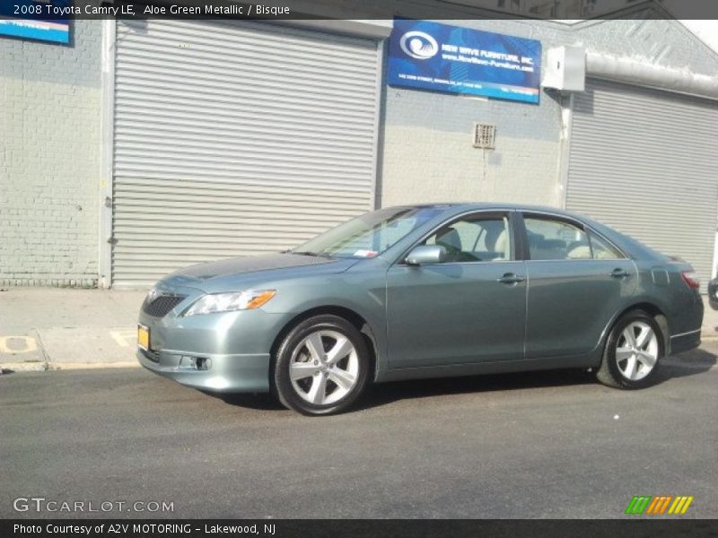 Aloe Green Metallic / Bisque 2008 Toyota Camry LE
