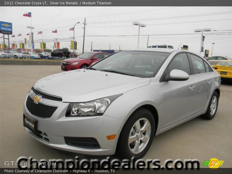 Silver Ice Metallic / Medium Titanium 2012 Chevrolet Cruze LT