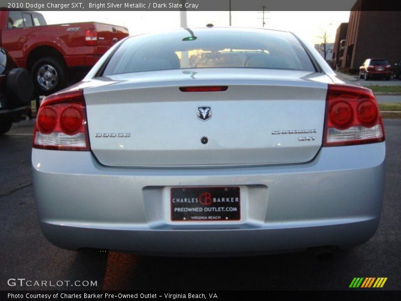 Bright Silver Metallic / Dark Slate Gray 2010 Dodge Charger SXT