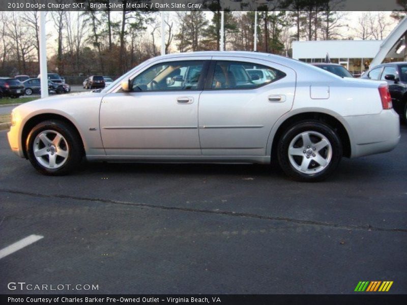 Bright Silver Metallic / Dark Slate Gray 2010 Dodge Charger SXT