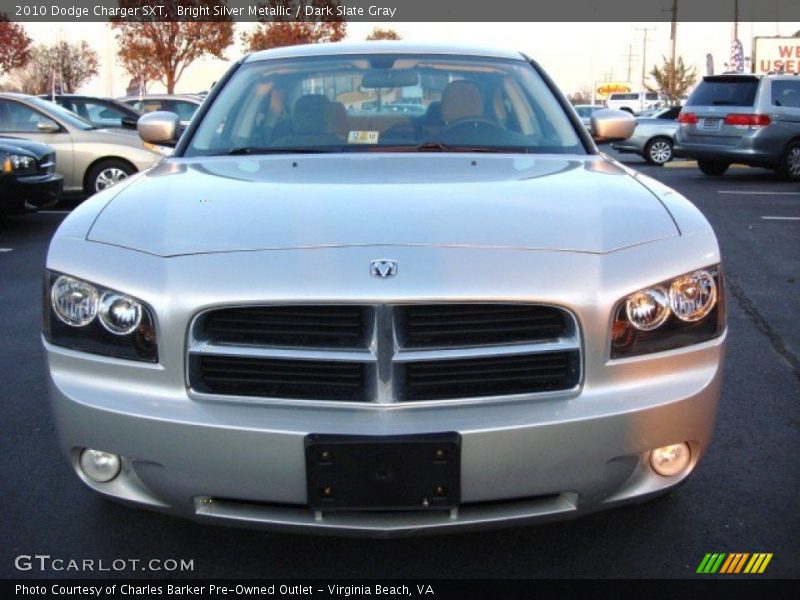 Bright Silver Metallic / Dark Slate Gray 2010 Dodge Charger SXT