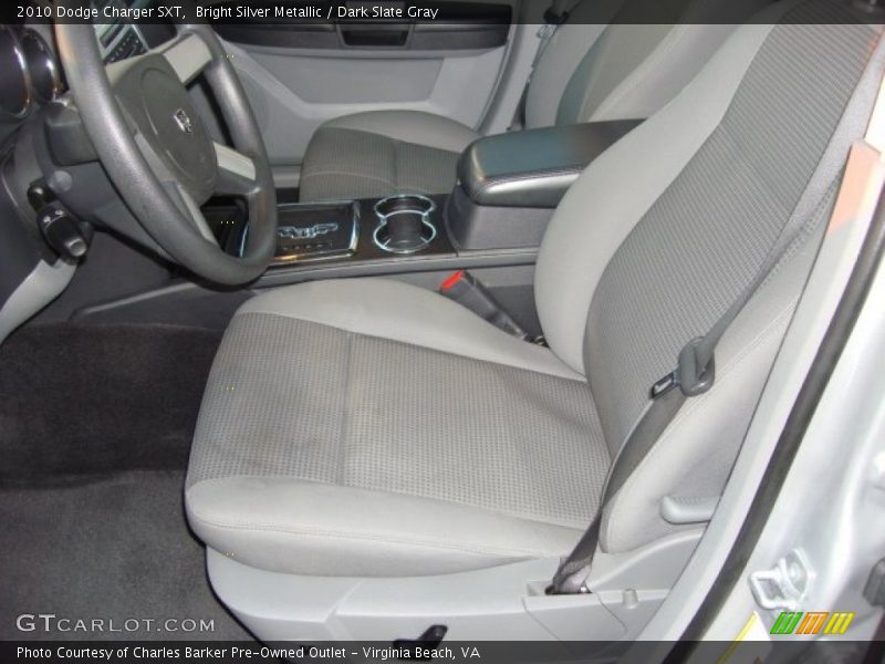 Bright Silver Metallic / Dark Slate Gray 2010 Dodge Charger SXT