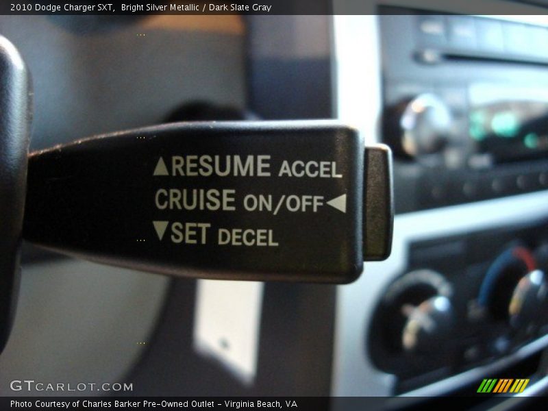 Bright Silver Metallic / Dark Slate Gray 2010 Dodge Charger SXT
