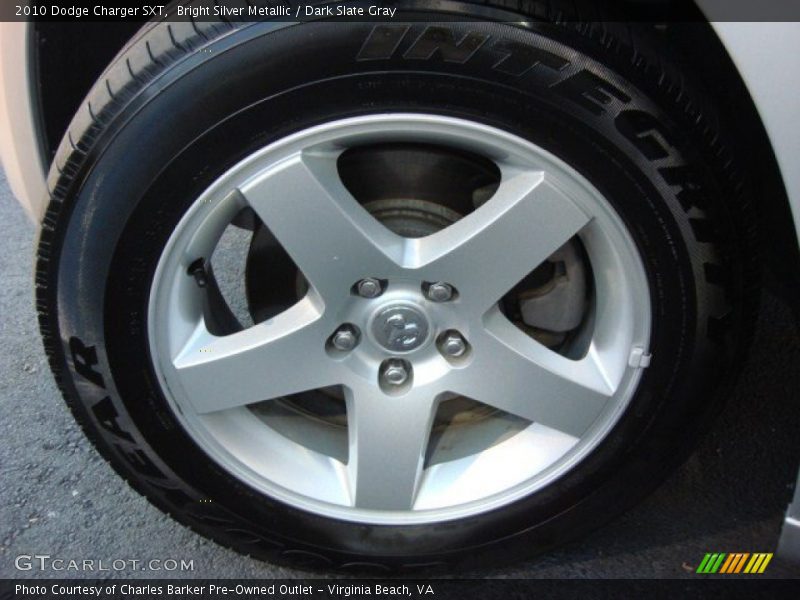 Bright Silver Metallic / Dark Slate Gray 2010 Dodge Charger SXT