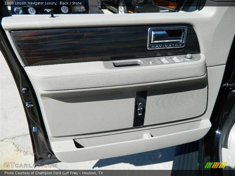 Black / Stone 2008 Lincoln Navigator Luxury