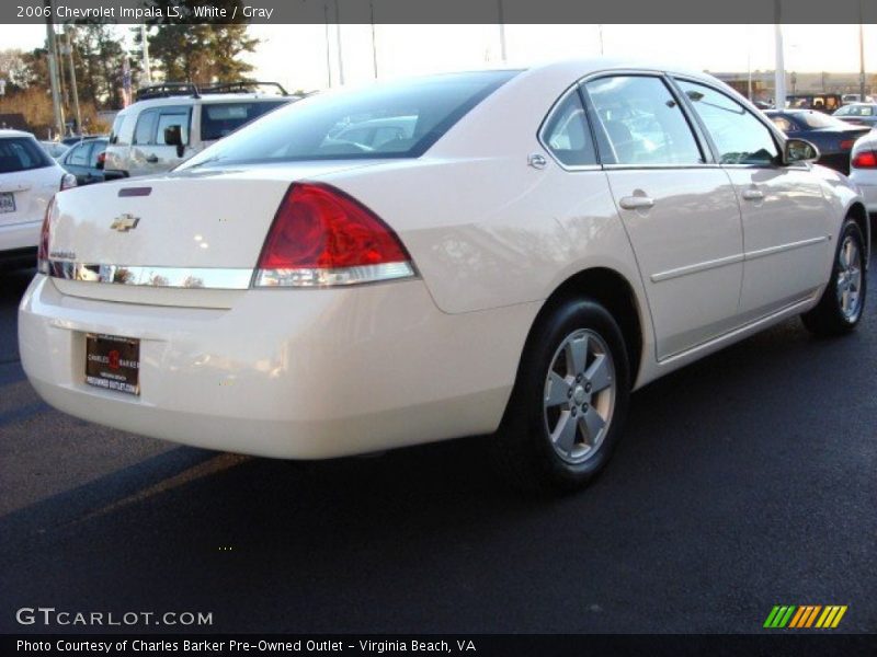 White / Gray 2006 Chevrolet Impala LS