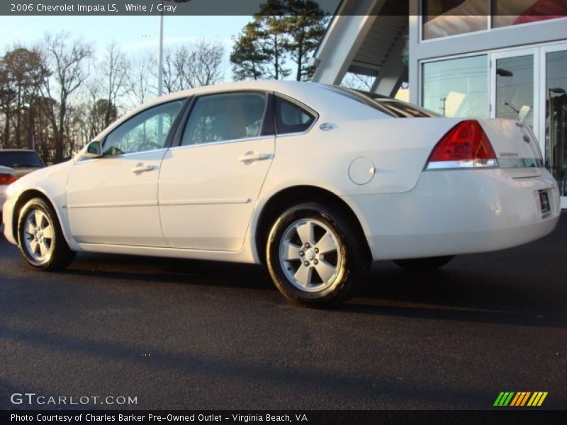 White / Gray 2006 Chevrolet Impala LS