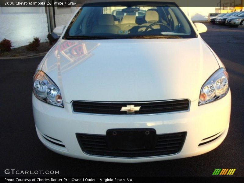 White / Gray 2006 Chevrolet Impala LS
