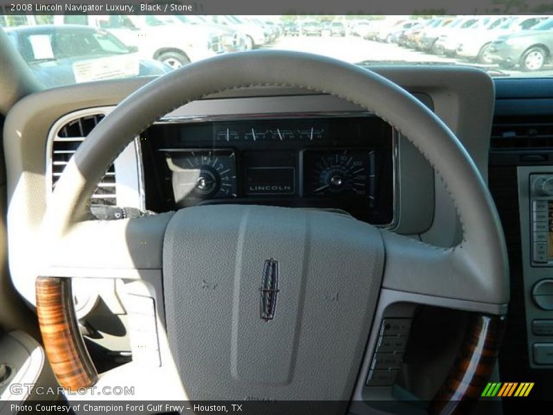 Black / Stone 2008 Lincoln Navigator Luxury