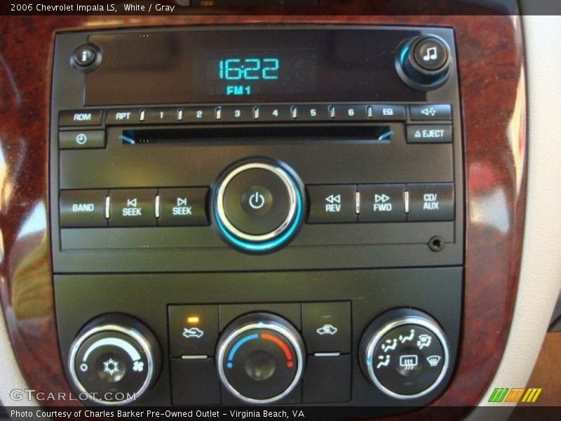 White / Gray 2006 Chevrolet Impala LS