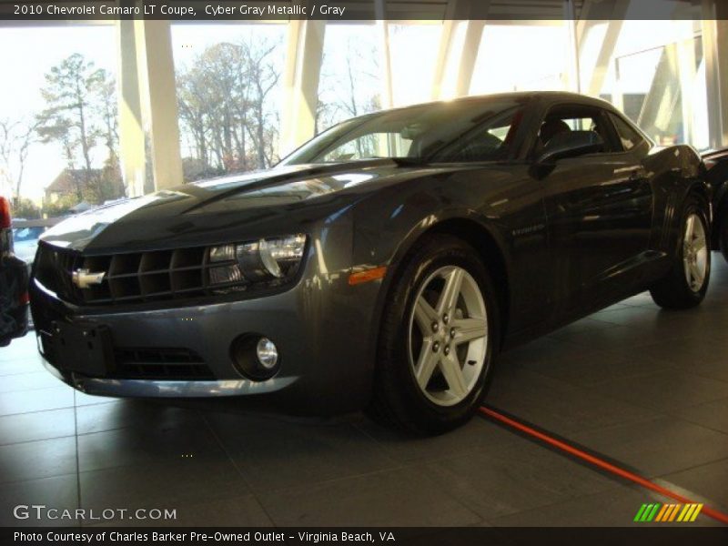 Cyber Gray Metallic / Gray 2010 Chevrolet Camaro LT Coupe