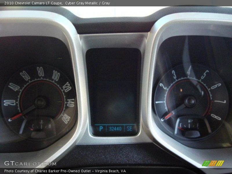 Cyber Gray Metallic / Gray 2010 Chevrolet Camaro LT Coupe