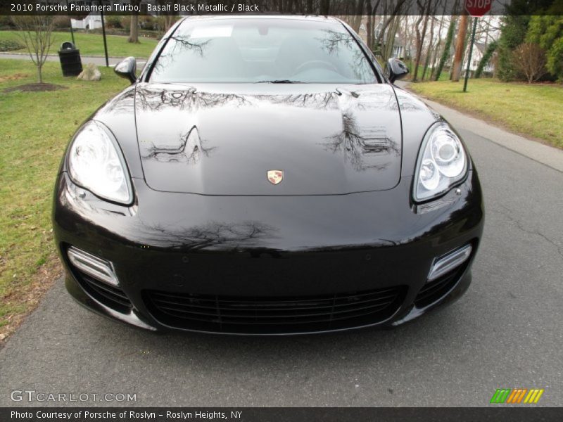 Basalt Black Metallic / Black 2010 Porsche Panamera Turbo