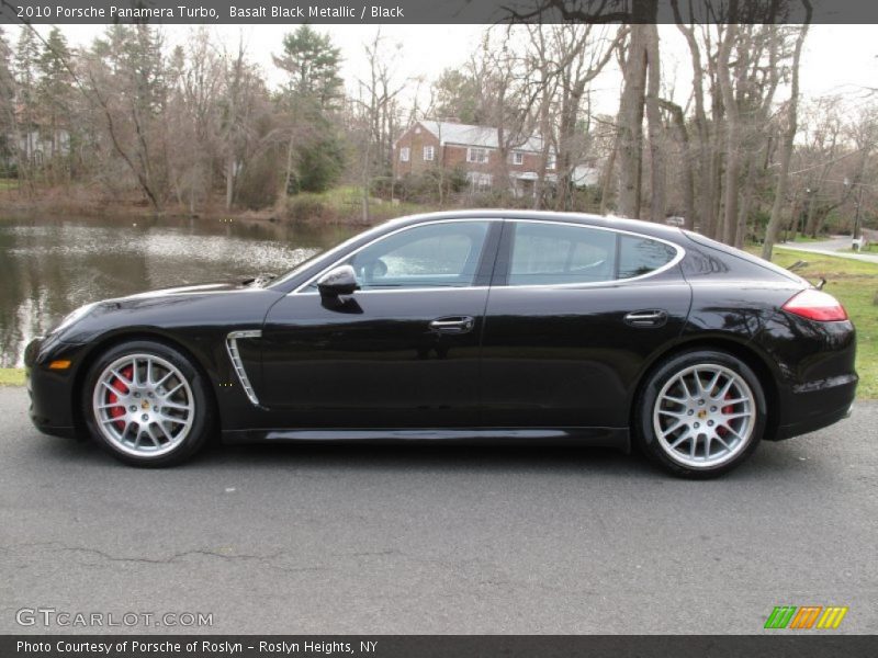 Basalt Black Metallic / Black 2010 Porsche Panamera Turbo