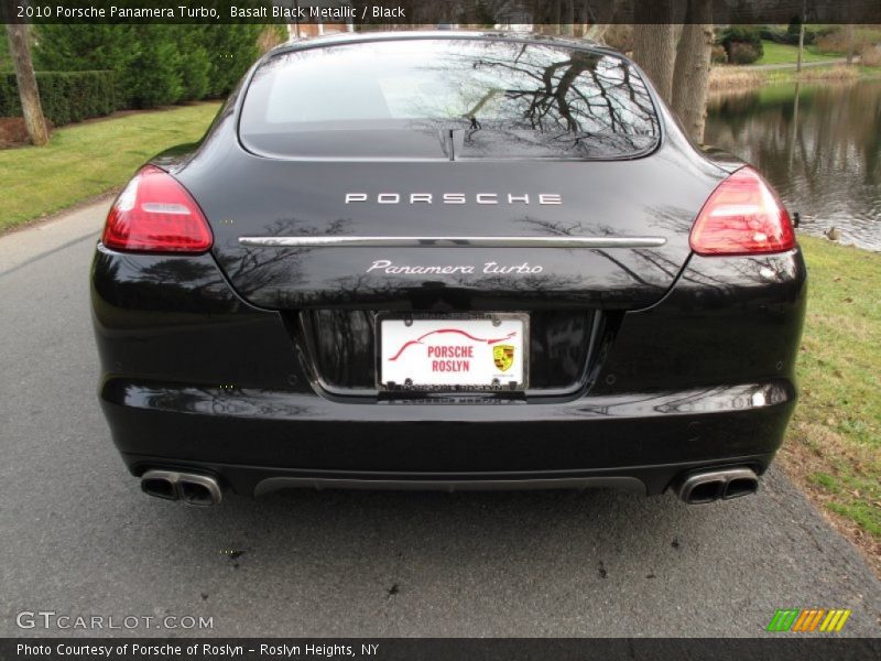 Basalt Black Metallic / Black 2010 Porsche Panamera Turbo