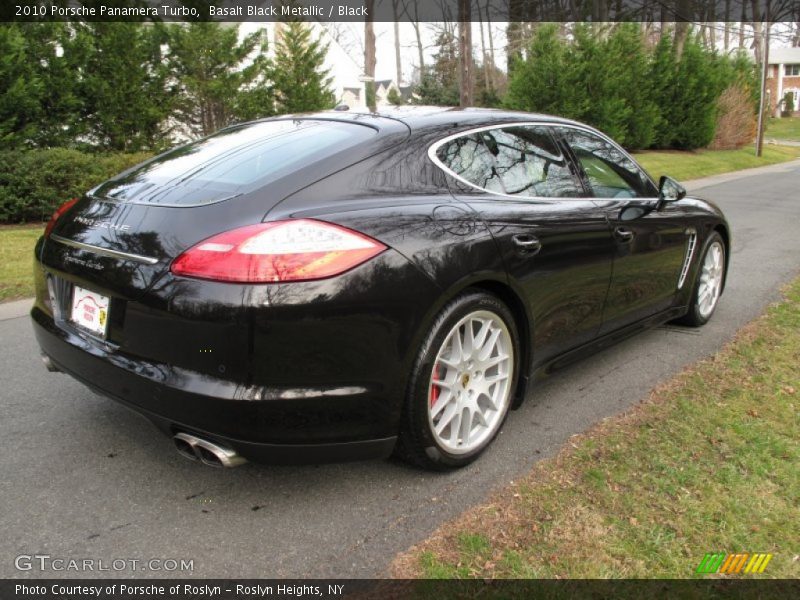 Basalt Black Metallic / Black 2010 Porsche Panamera Turbo